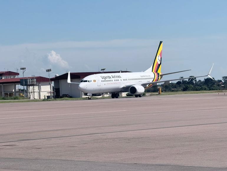 Uganda Airlines welcomed a second leased aircraft into its fleet