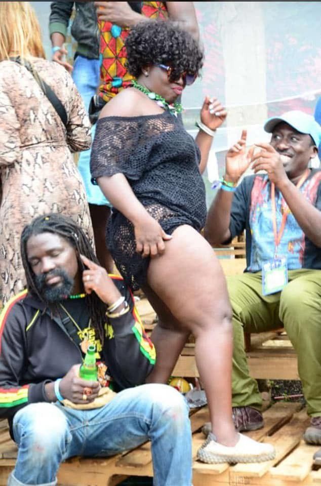 The author at Nyege Nyege, where many shenanigans took place.