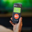 Online betting app for a football match