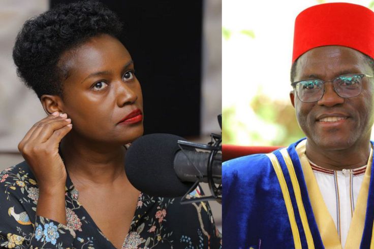 WATCH: Kanyomozi thrilled as Katikkiro endorses, dances to her hit song