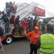 Chaos at airport as Raila Odinga body returns from India