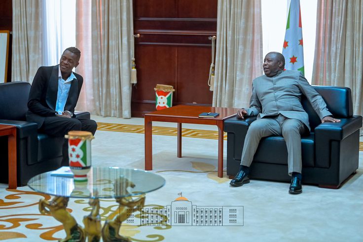 Burundi president hosts Jose Chameleone, singer pledges ultra-modern studio 