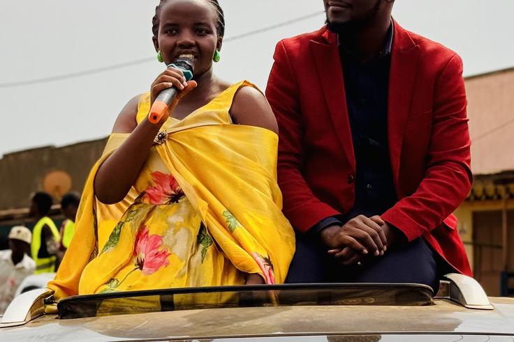 Netizens troll Emeka as wife trails in NRM primaries