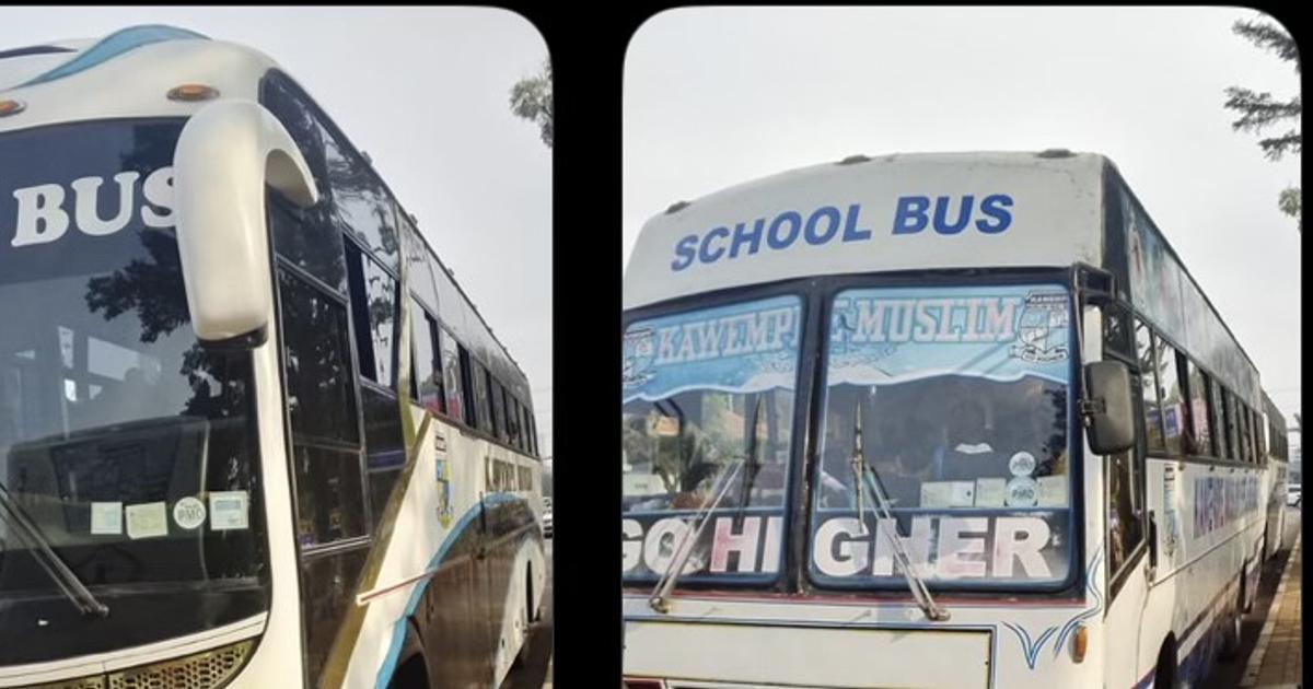 School bus drivers arrested after police find 207 pupils crammed into 2 buses