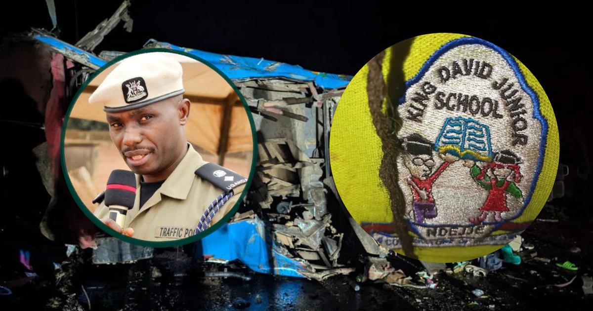 Police speaks on King David Junior Ndejje school bus crash