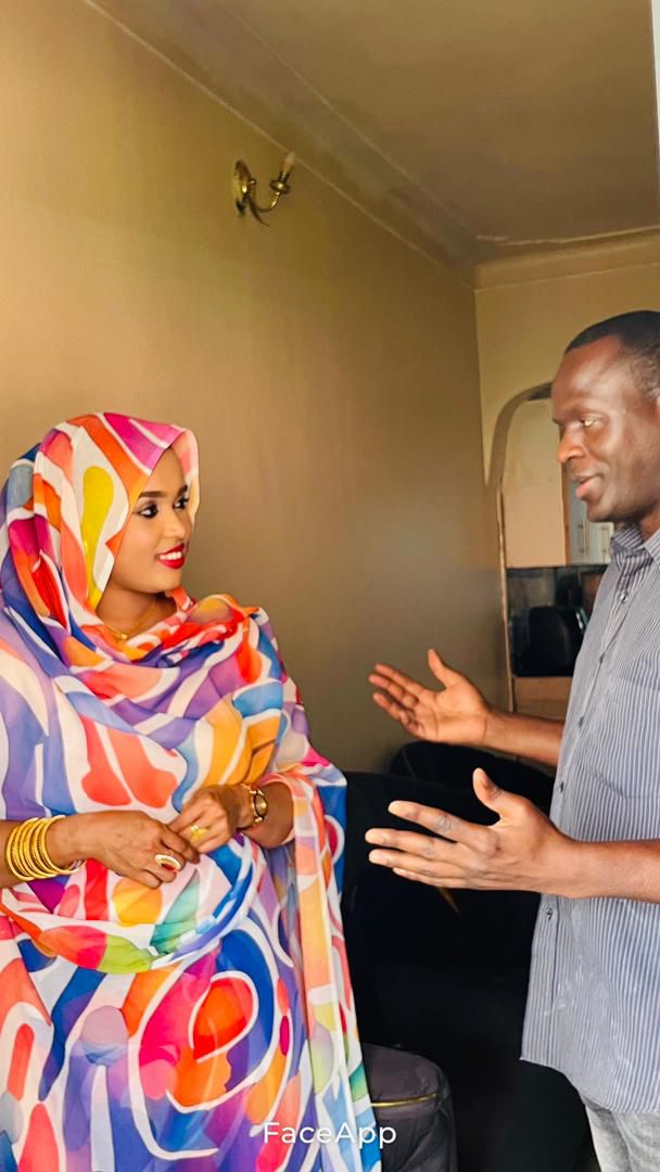 Myada during the interview