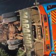 Injuries as Kakise bus overturns in Soroti