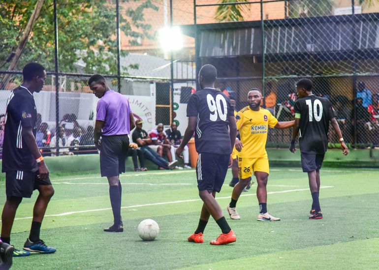 Football remained central to the event