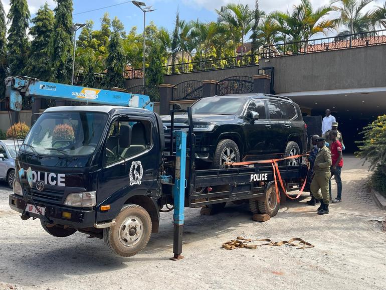 The vehicles were transported to Naguru Police Headquarters.