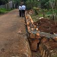 Locals shocked as Rubaga man builds fence wall in drainage channel
