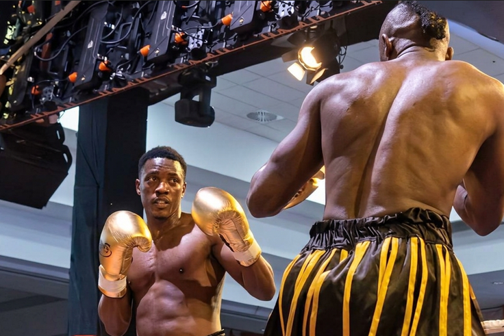 Shakib Lutaaya floors Kenya’s Arrow Bwoy in celebrity boxing grudge match