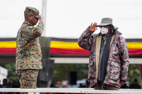 Gen Kainerugaba and President Museveni