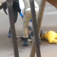 VIDEO: Man sets himself on fire near Parliament