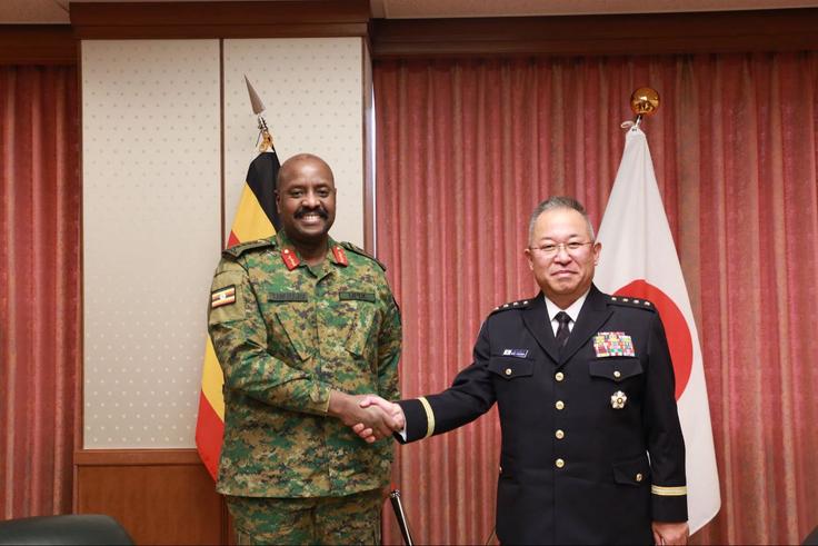 Gen. Kainerugaba holds talks with Japanese defence chief in Tokyo
