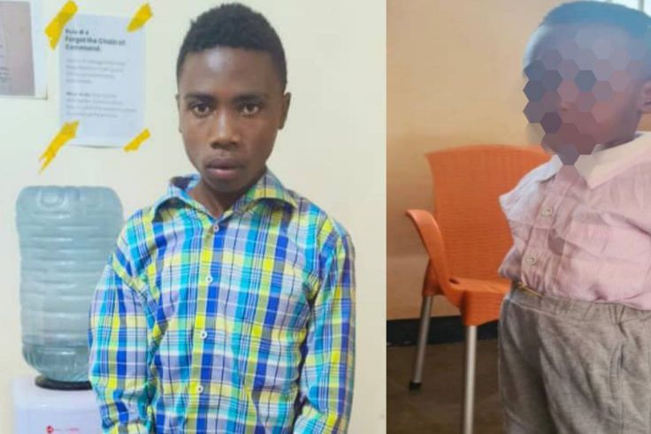 UPDF rescue child while being kidnapped from Mengo to DRC