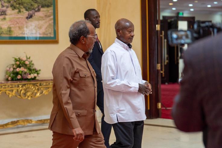 Somali president pleads with Museveni to delay troops withdrawal