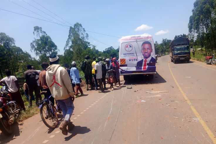 Several injured in road crash involving Bobi Wine's convoy