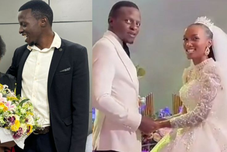VIDEO: Couple who got engaged during Uganda Cranes match wed