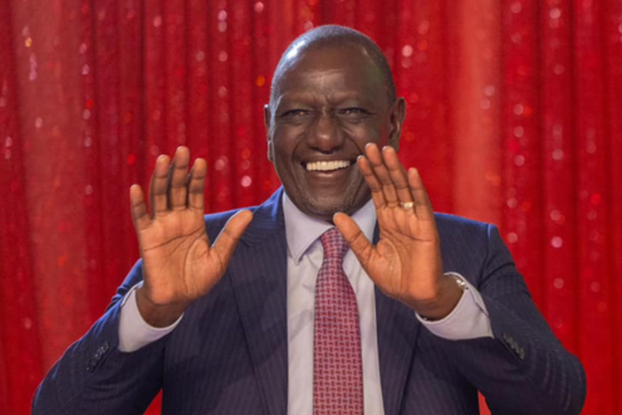 President William Ruto during the New Year's party at Kisii State Lodge