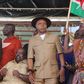Maina Njenga during a prayer meeting held at Kabiruini Showground in Nyeri
