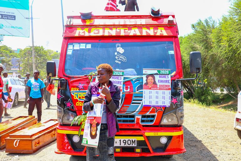 The funeral procession and burial of street children on Thursday,  January 29 following the intervention of Nairobi politician Agnes Kagure.
