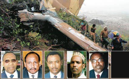 April 10, 2006: A military plane carrying a delegation of leaders crashes into Marsabit Hill, killing 14 people on board