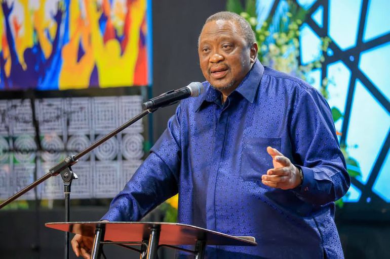 Retired president Uhuru Kenyatta