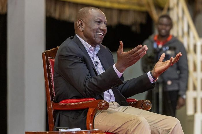 President William Ruto participated in a joint media interview with vernacular stations on March 31, 2025, at Sagana State Lodge.