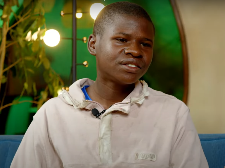 Baraka Joseph Machari, who went viral for bleating at a police station