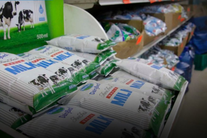 Brookside Dairy Best milk on sale at a supermarket (File Image)