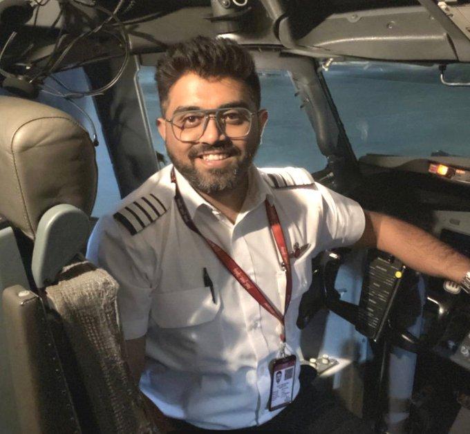 Smit Machchhar, the pilot who was stabbed.(Image: airplusmedia)