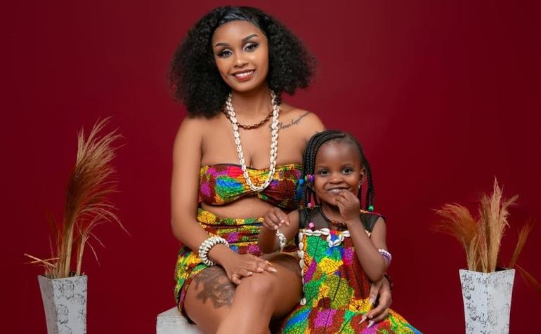 Georgina Njenga with her daughter Astra.