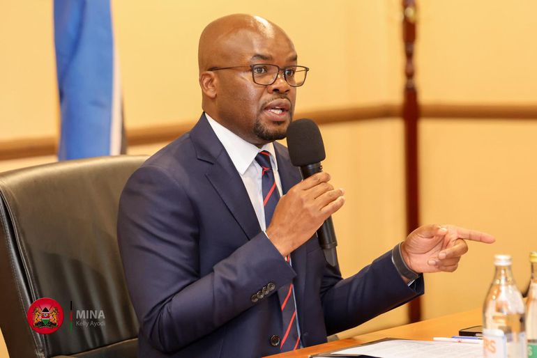 Principal Secretary for Internal Security and National Administration Dr. Raymond Omollo