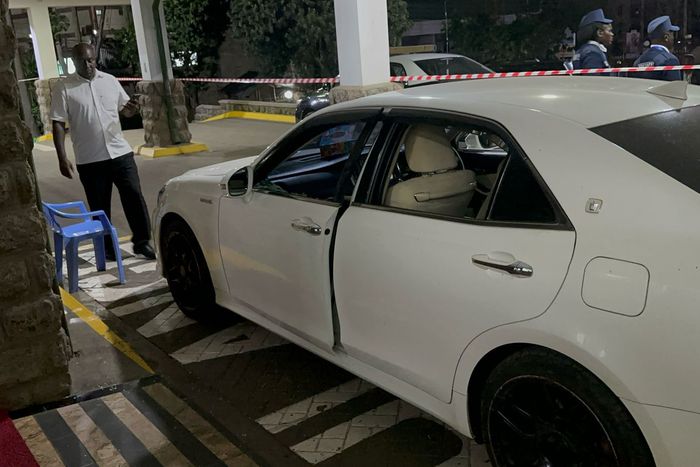 Kasipul Member of Parliament Charles Were's car