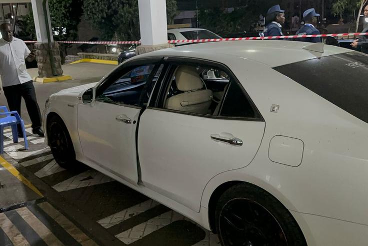 Kasipul Member of Parliament Charles Were's car