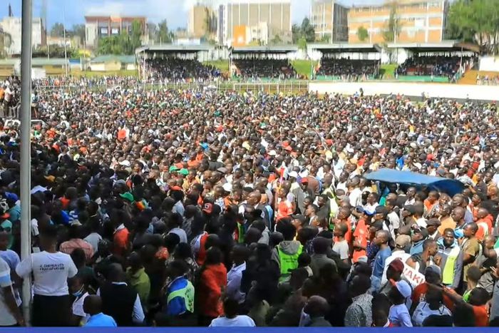 Crowd during a past political rally