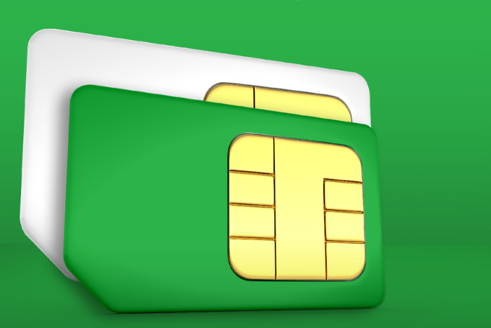 A Safaricom SIM card