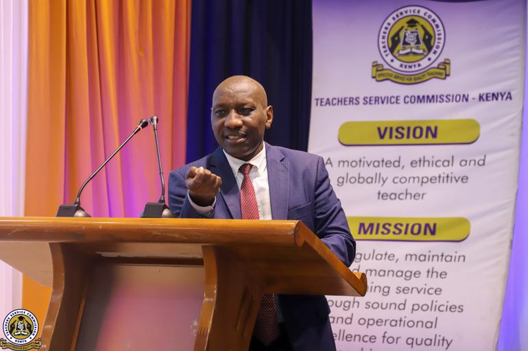 TSC Chairperson Dr. Jamleck Muturi. (Image: TSC)