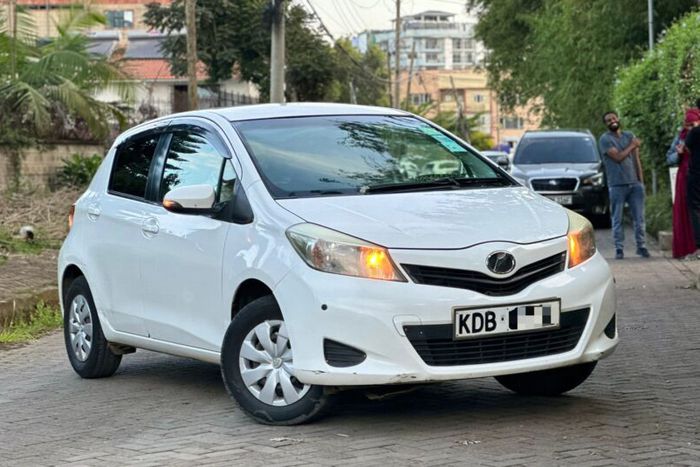 2013 Toyota Vitz parked