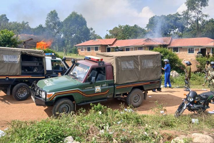 Mourners torch police station during Albert Ojwang's funeral