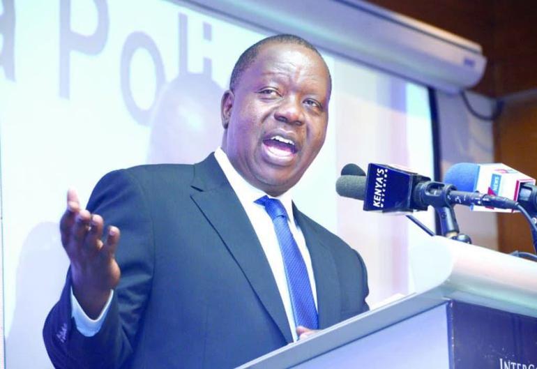 Dr. Fred Okengo Matiang'i is a prominent Kenyan academic, governance expert, and former "super-minister" Cabinet Secretary who served under President Uhuru Kenyatta's administration (Image: Files)