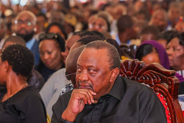 Retired President Uhuru Kenyatta in Kirinyaga on Saturday, October 3, 2026