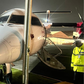 Jambojet Aircraft damaged after accident at JKIA VIP pavilion