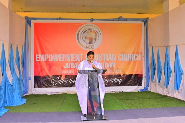 Rev Lucy Natasha opens new Empowerment Christian Church in South Sudan