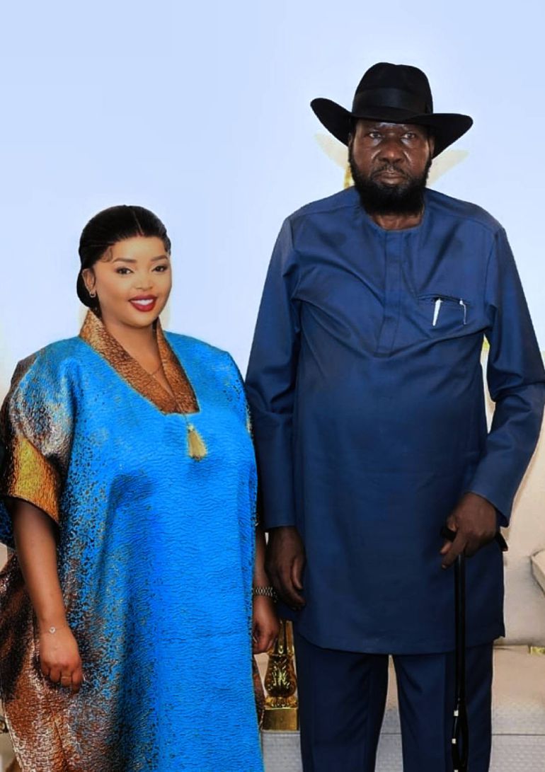 Rev Lucy Natasha meets South Sudan President Salva Kiir