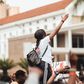 A protestor taking part in a demonstration in Nairobi