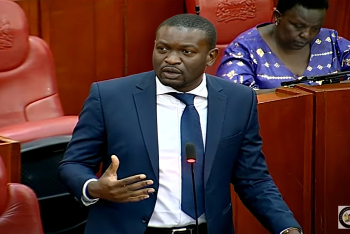 Senator Edwin Sifuna speaking in the Senate