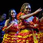 Members of the Paraguay-African cultural group Kamba Cua dance during celebrations in honour of Saint Balthazar, Sunday, January 9, 2022.