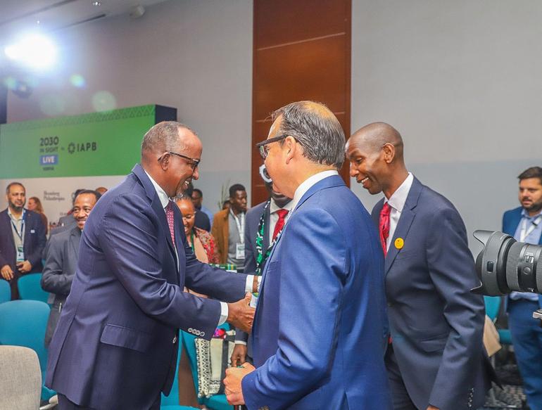 Health CS Aden Duale during the 2030 IN SIGHT LIVE Conference in Nairobi.