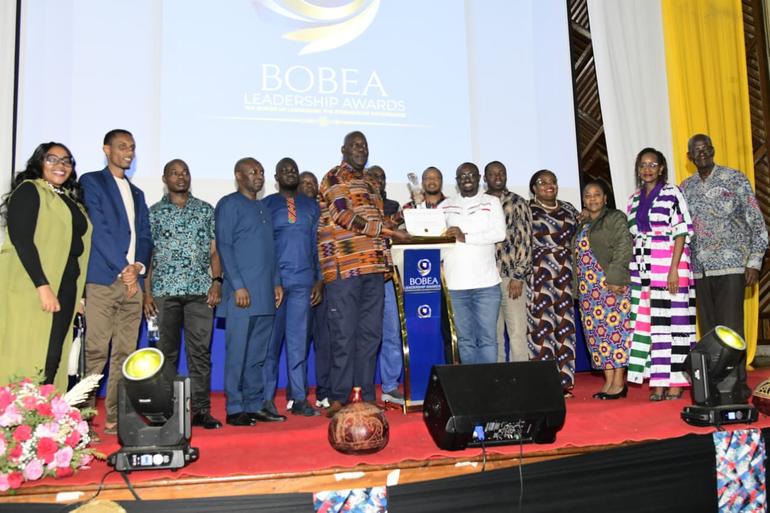 Chief Executive Officer of the College of Insurance, Dr. Ben Kajwang named Best-Performing CEO at the 2026 BOBEA Leadership Awards
